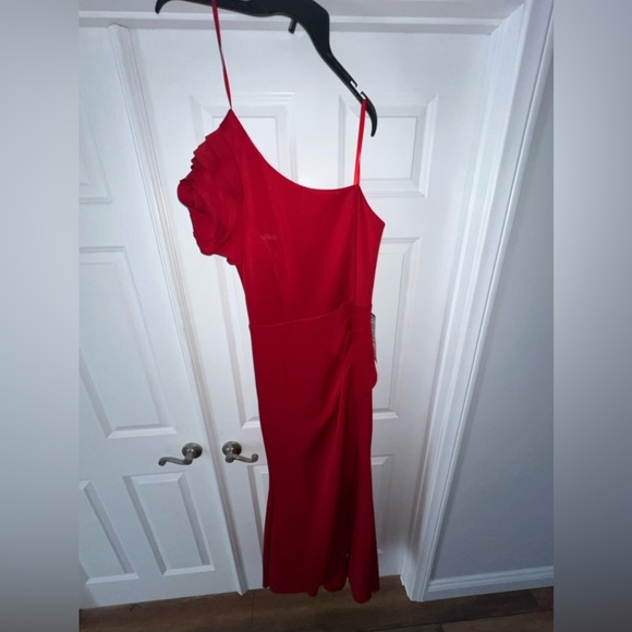 XScape One Shoulder Evening Gown - Picture 2 of 5